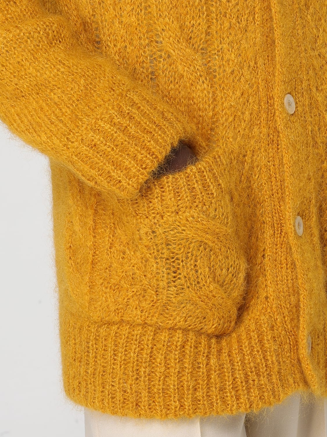 カーディガン VALENTINO Men Cardigan Yellow 6V3KA04KAPB O16 VALENTINO: Cardigan men - Yellow | Valentino cardigan