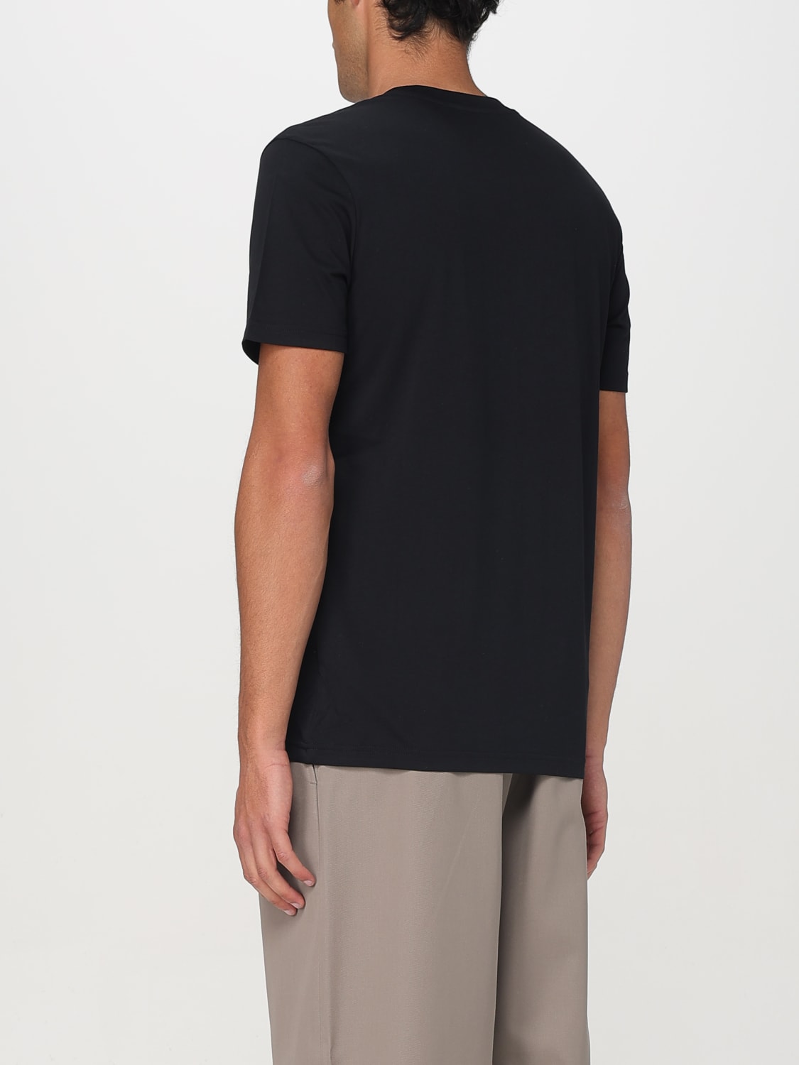 MOSCHINO COUTURE T恤: T恤 男士 Moschino Couture, 黑色 - Img 3