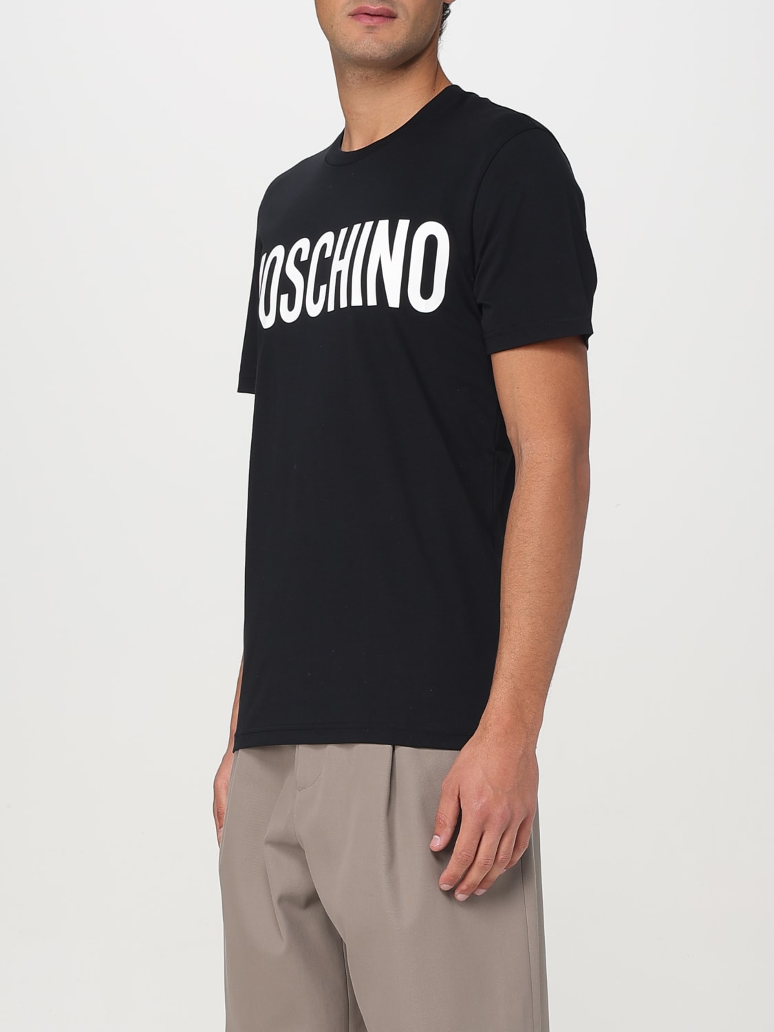 MOSCHINO COUTURE T恤: T恤 男士 Moschino Couture, 黑色 - Img 4