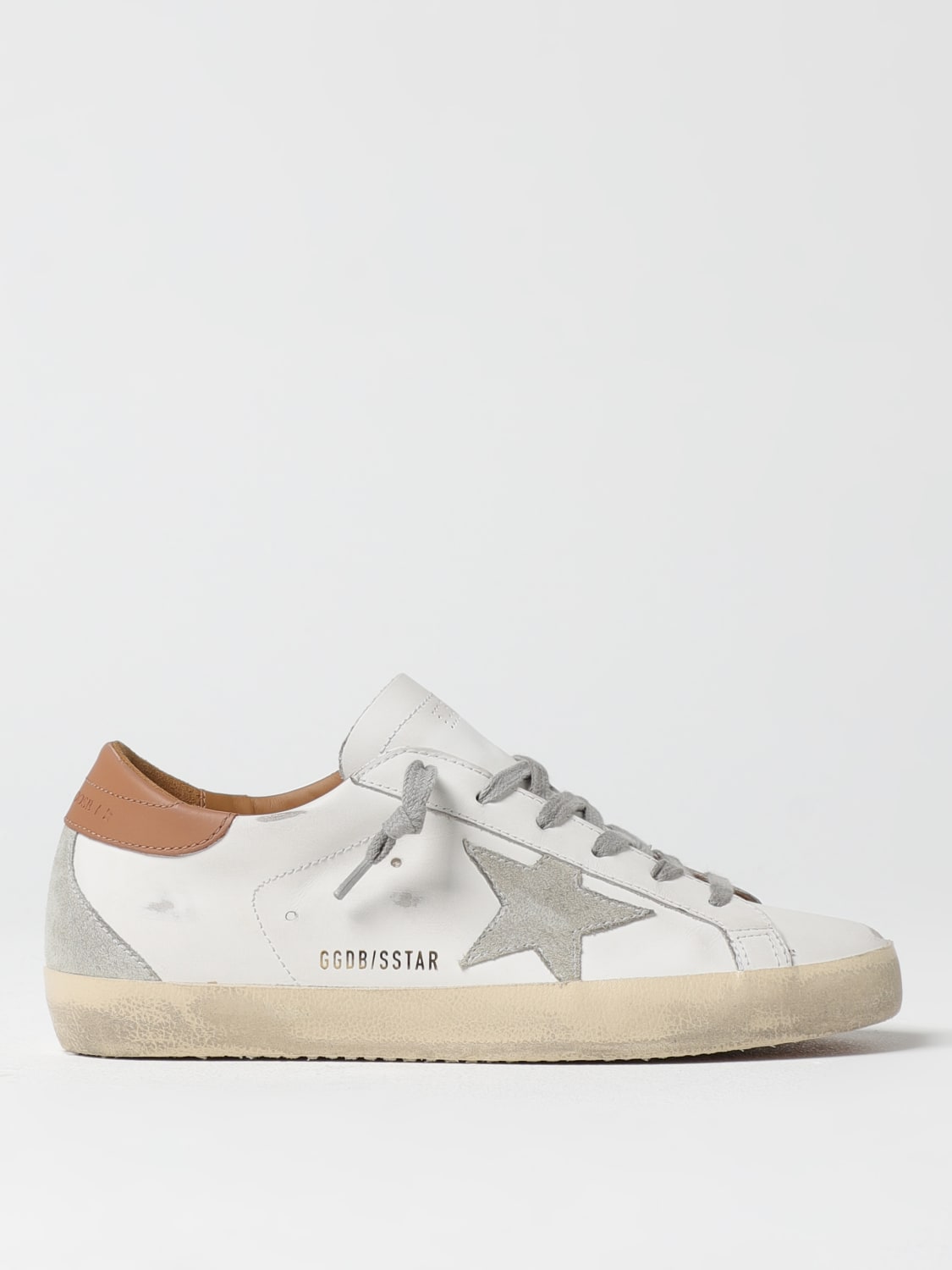 GOLDEN GOOSE SNEAKERS: Shoes woman Golden Goose, Brown - Img 1