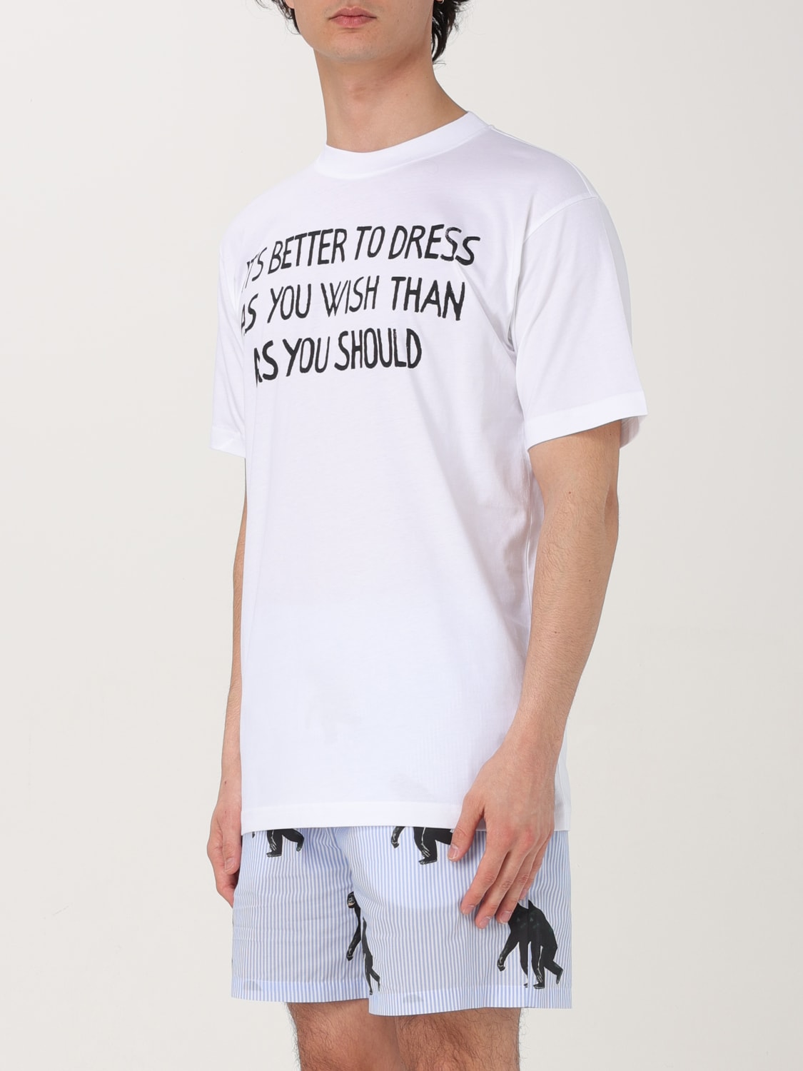 MOSCHINO COUTURE T-SHIRT: T-shirt men Moschino Couture, White - Img 4