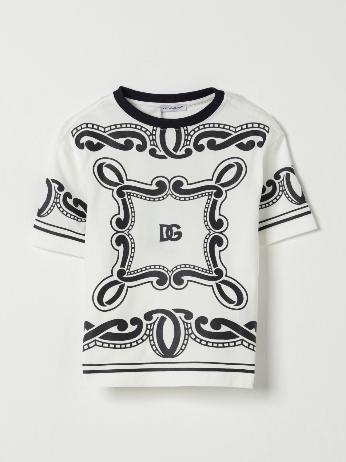 DOLCE & GABBANA T-SHIRT: T-shirt kids Dolce & Gabbana, White - Img 1