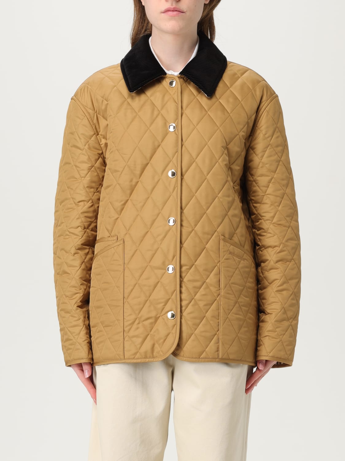 BURBERRY JACKET: Jacket woman Burberry, Nude - Img 1