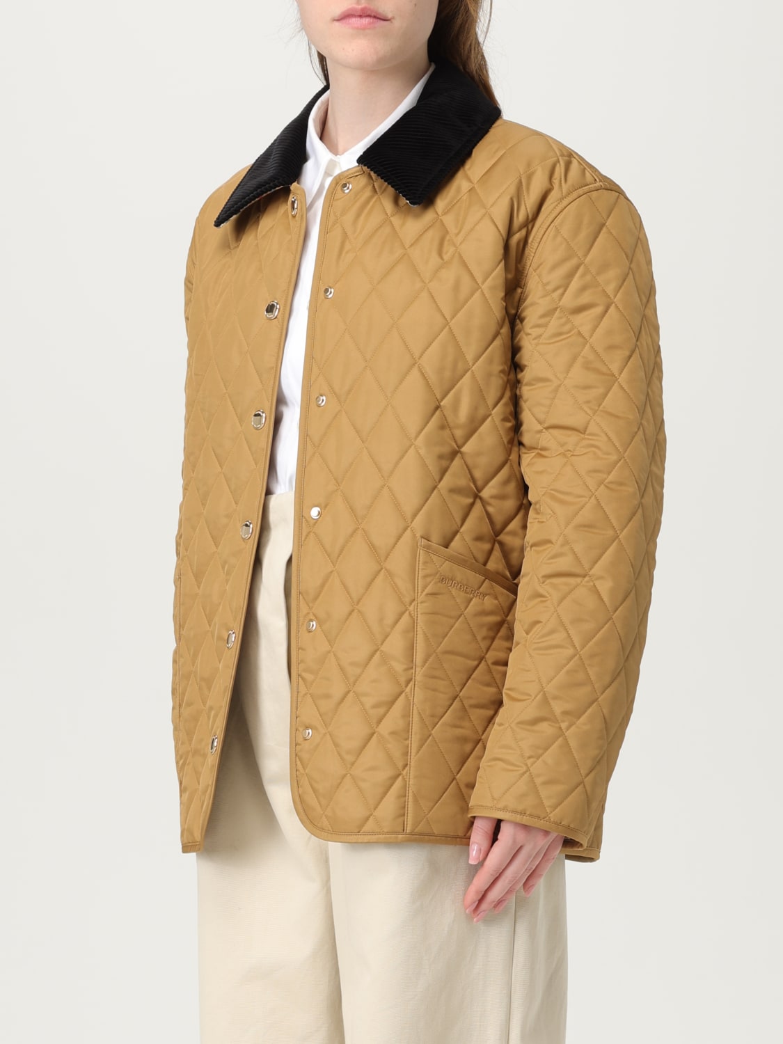 BURBERRY JACKET: Jacket woman Burberry, Nude - Img 3