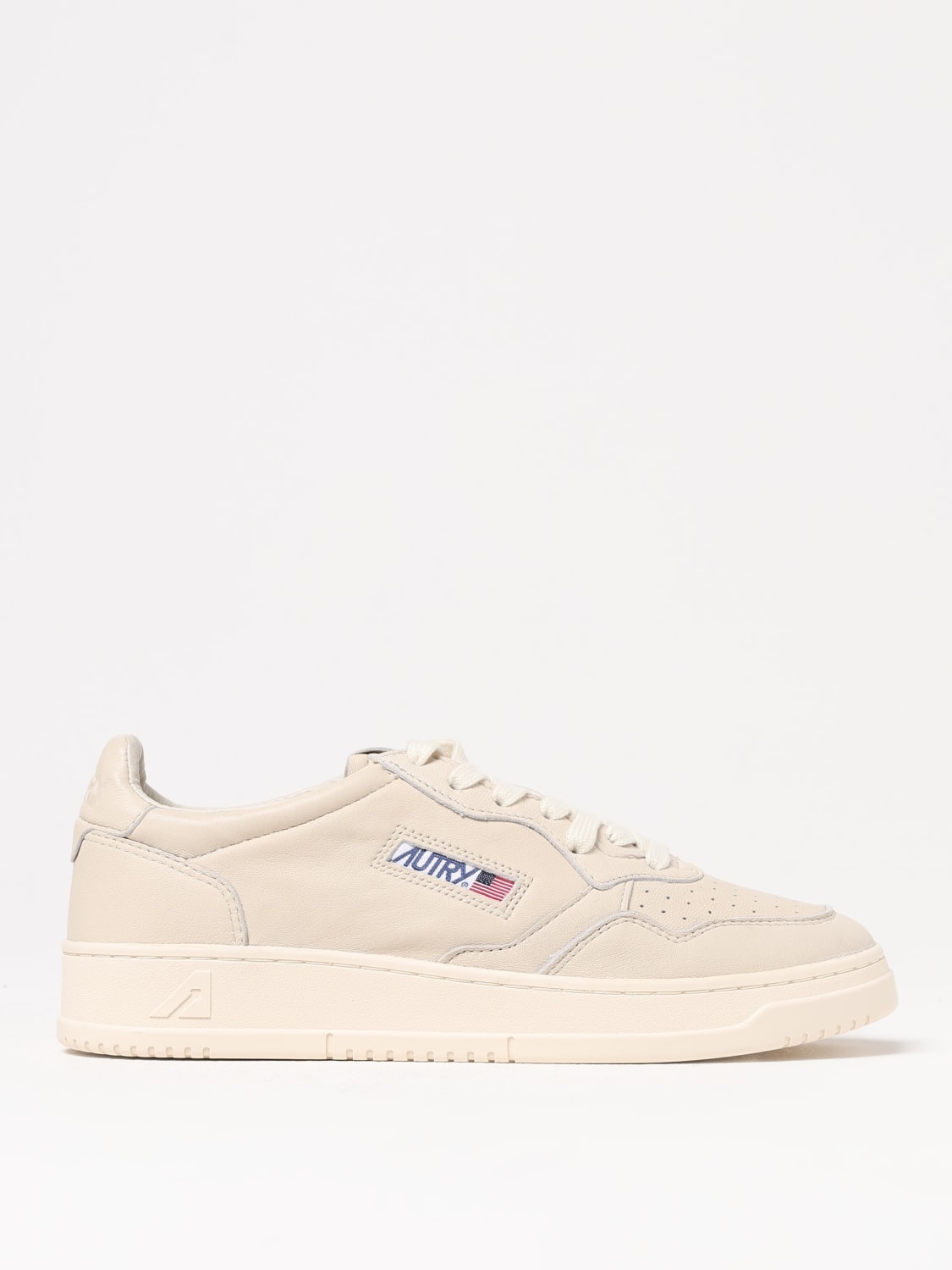 AUTRY SNEAKERS: Sneakers Medalist Autry in nappa, Beige - Img 1