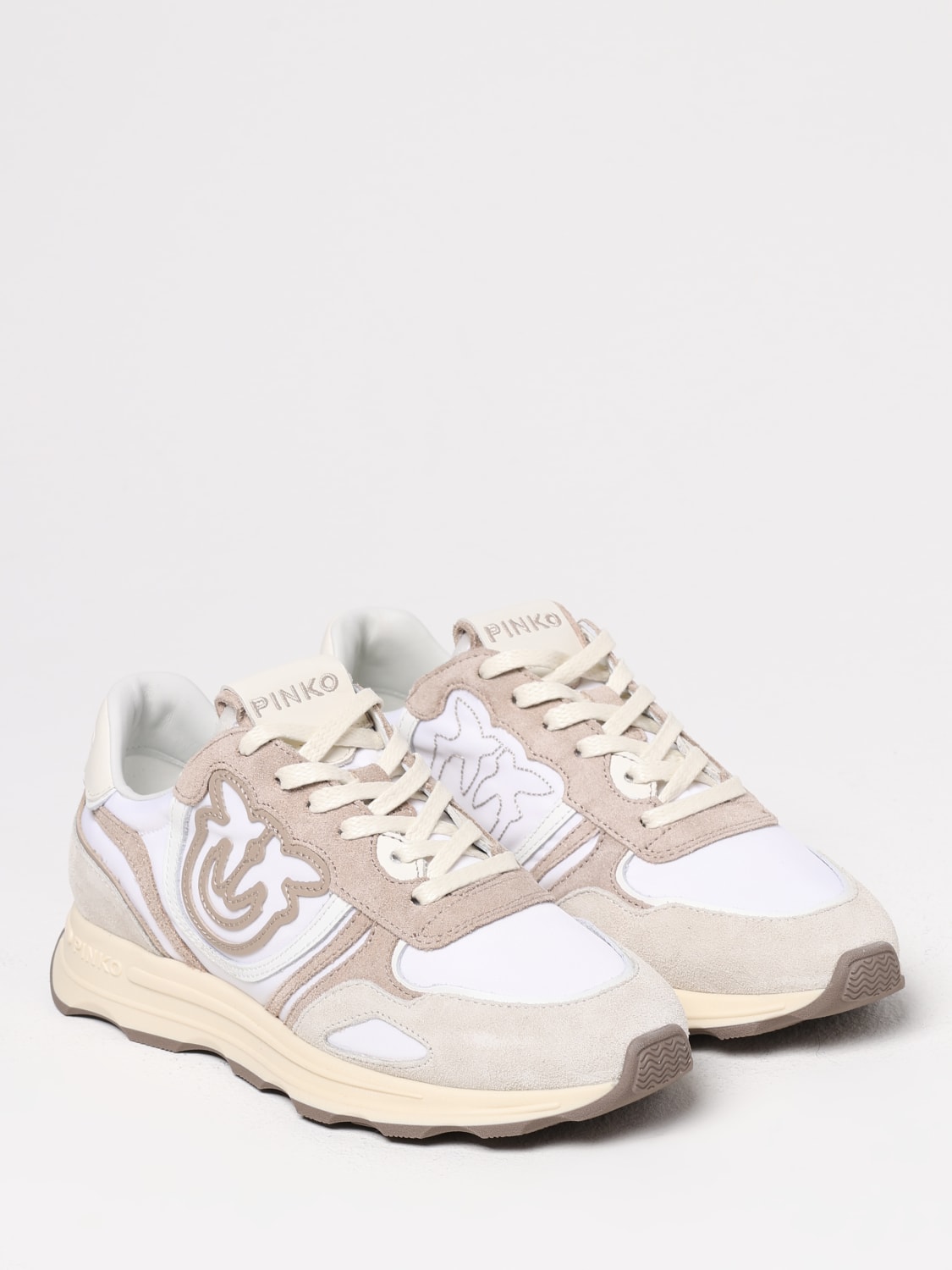 PINKO SNEAKERS: Sneakers woman Pinko, Beige - Img 2