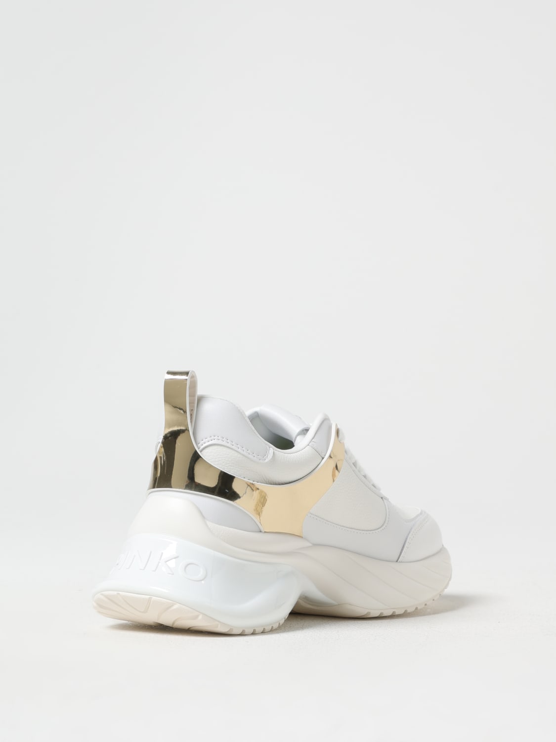 スニーカー PINKO SS25 Pinko Sneakers White (SS0067 E022ZI6) PINKO Women's White Sneakers with Love Birds Logo – Pavidas