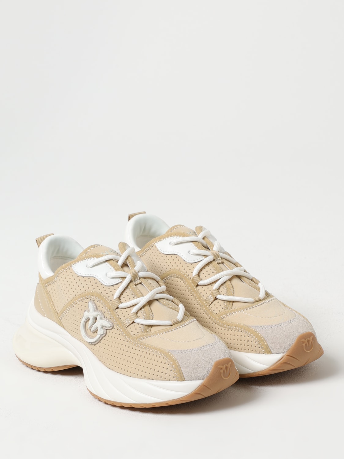 PINKO BASKETS: Baskets femme Pinko, Beige - Img 2