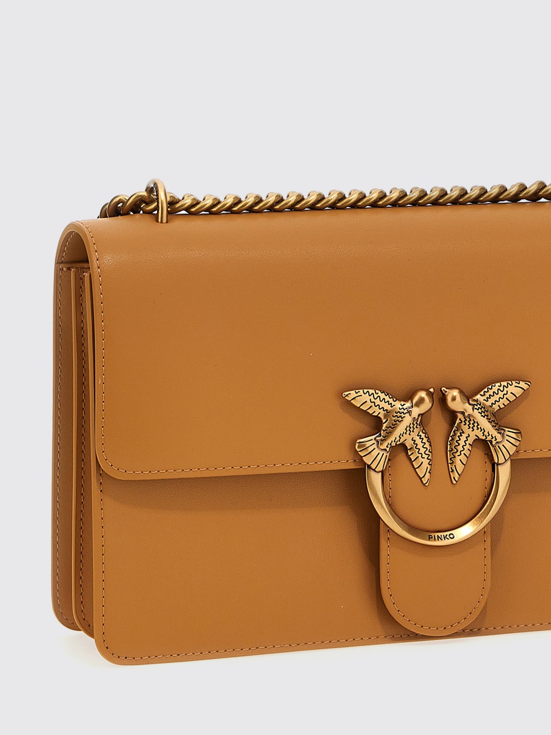 PINKO BOLSO DE HOMBRO: Bandolera mujer Pinko, Marrón - Img 3