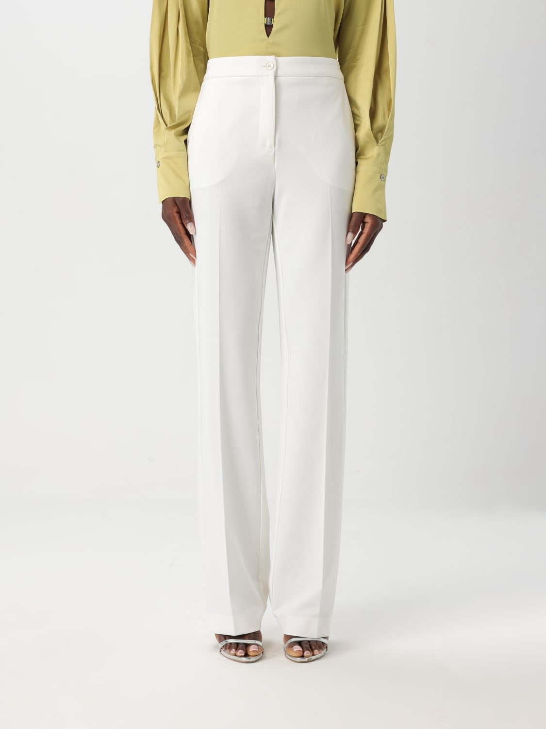 パンツ PINKO Women Straight Pants 104926A0HM Z05 White PINKO: Pants woman - White | Pinko pants 104926A0HM online