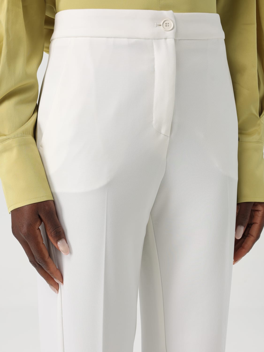 パンツ PINKO Women Straight Pants 104926A0HM Z05 White PINKO: Pants woman - White | Pinko pants 104926A0HM online