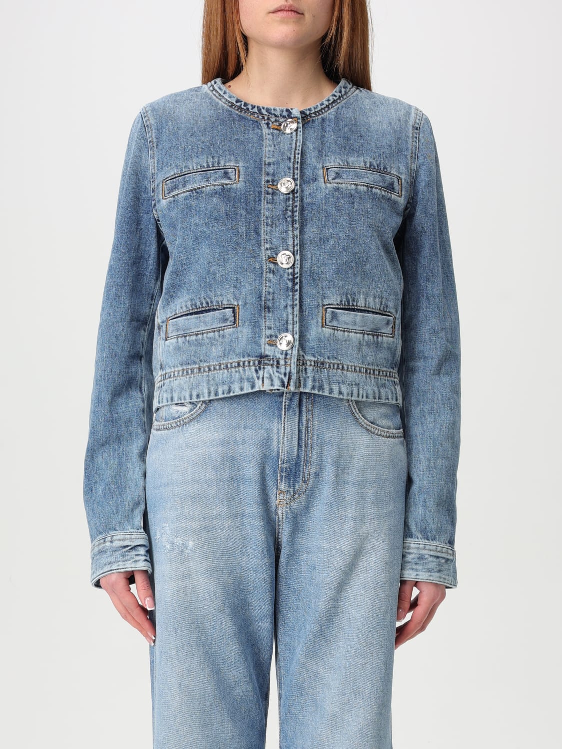 PINKO 25SS ジャケット ブルー系 PINKO:ジャケット レディース - ブルー | GIGLIO.COMオンライン