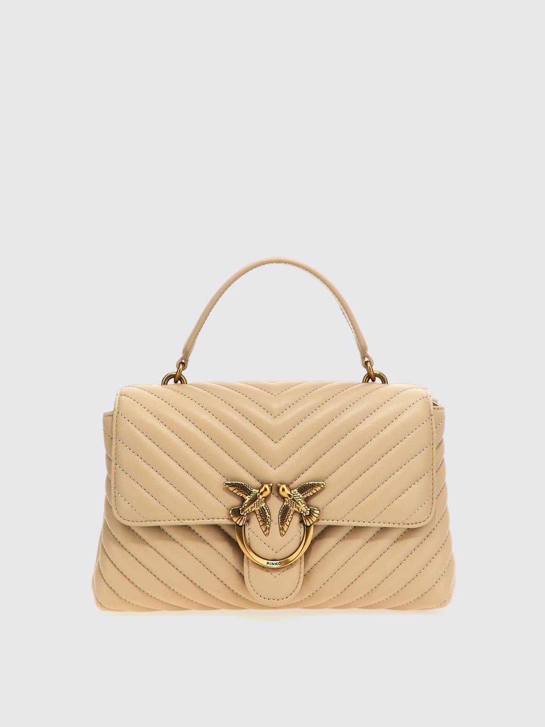 PINKO HANDTASCHE: Handtasche damen Pinko, Beige - Img 1