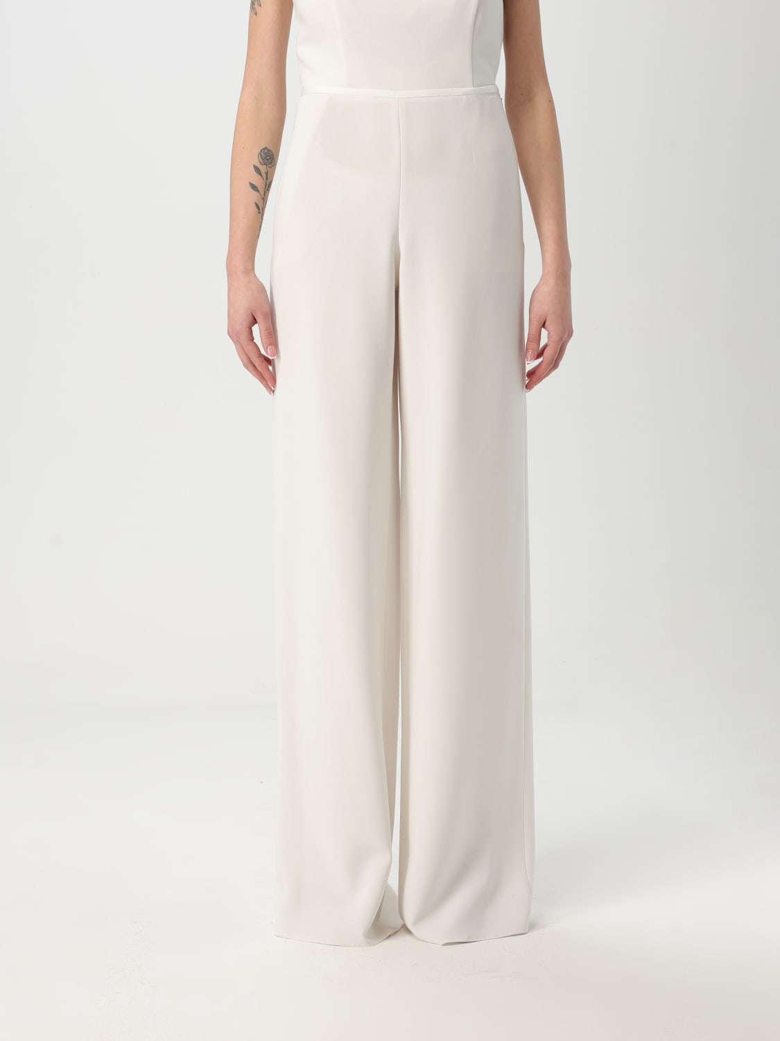 パンツ EMPORIO ARMANI Woman Pants White EW001145TE12251 U0001 EMPORIO ARMANI: Pants woman - White | Emporio Armani pants