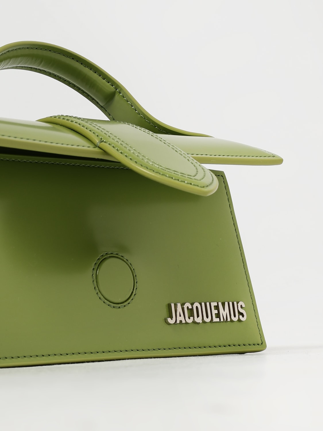 JACQUEMUS: Shoulder bag woman - Green | Jacquemus mini bag