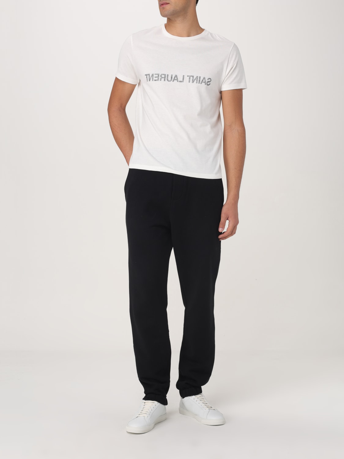 SAINT LAURENT PANTALON: Pantalon homme Saint Laurent, Noir - Img 2