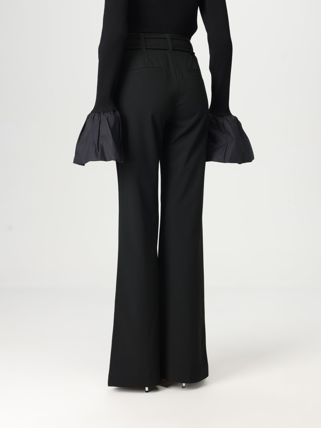 パンツ ROTATE Woman Pants Black 113592 100 ROTATE: Pants woman - Black | Rotate pants 113592 online at