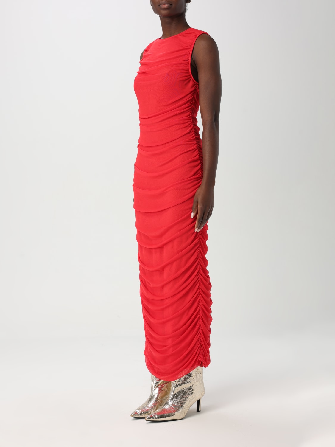 ROTATE VESTIDO: Vestido mujer Rotate, Rojo - Img 3