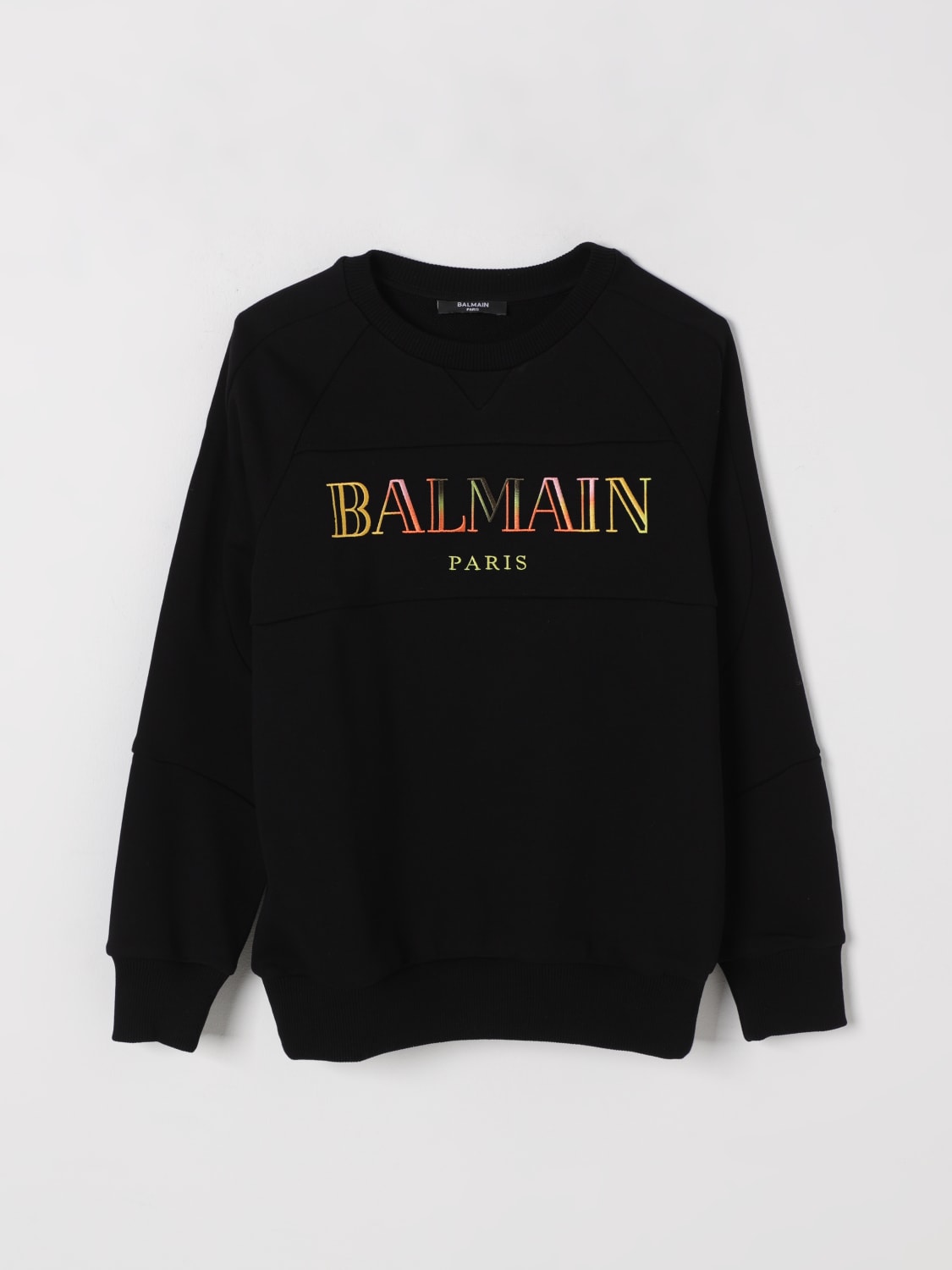 BALMAIN PULLOVER: Pullover kinder Balmain, Schwarz - Img 1