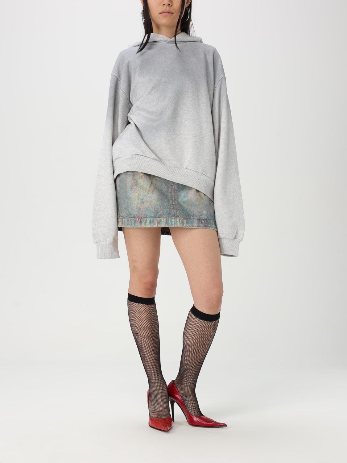 ACNE STUDIOS ABITO: Abito Acne Studios in denim olografico , Blue - Img 2