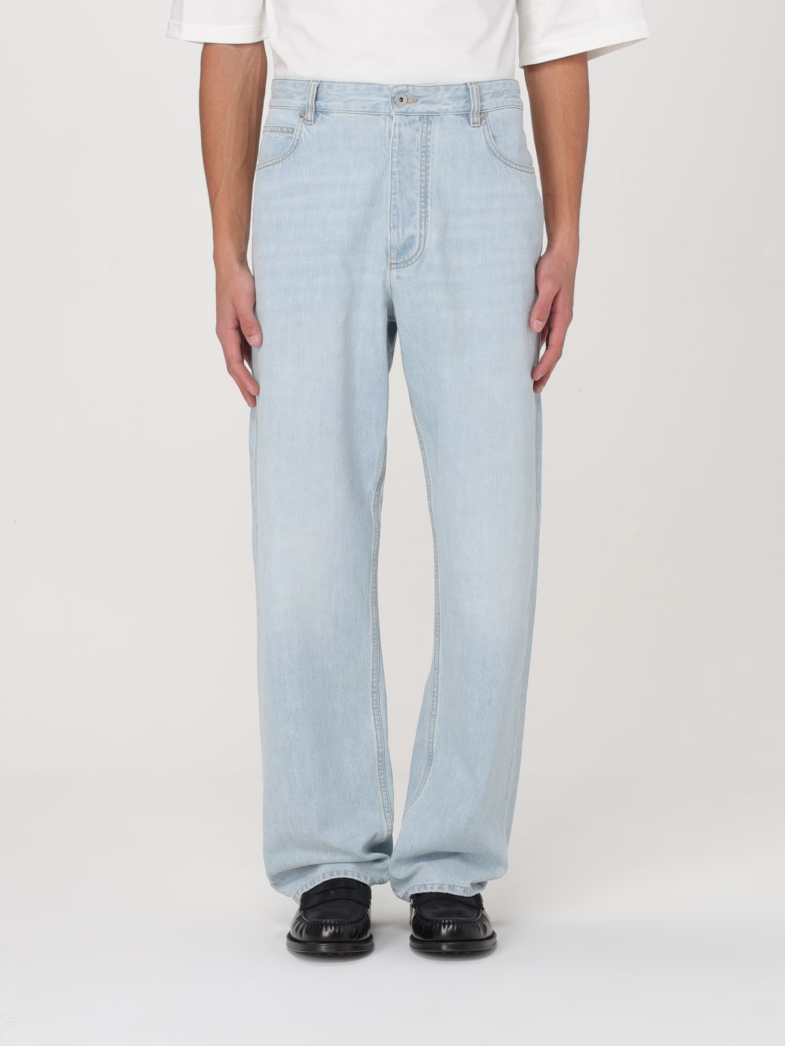 BOTTEGA VENETA JEANS: Pants men Bottega Veneta, Blue - Img 1