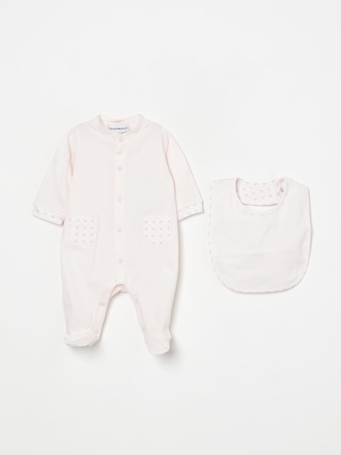 EMPORIO ARMANI КОСТЮМЧИК: Комплект Детское Emporio Armani, Розовый - Img 1