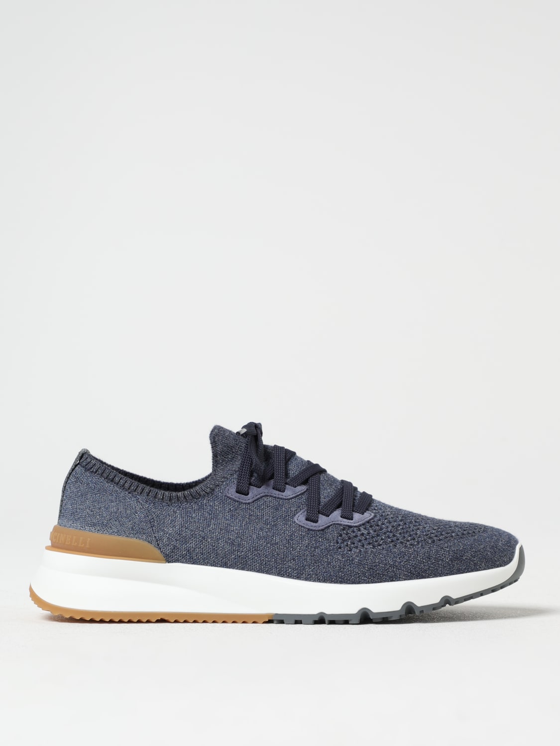 BRUNELLO CUCINELLI 运动鞋: 运动鞋 男士 Brunello Cucinelli, 蓝色 - Img 1