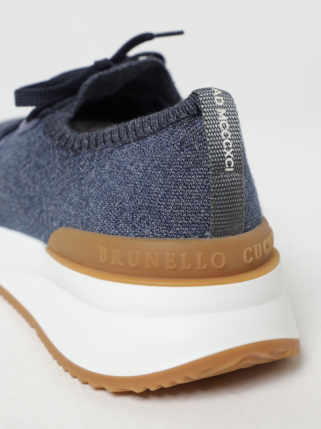 スニーカー BRUNELLO CUCINELLI Men Sneakers MZUKISO250CO250 Blue BRUNELLO CUCINELLI: Sneakers men - Gnawed Blue | Brunello