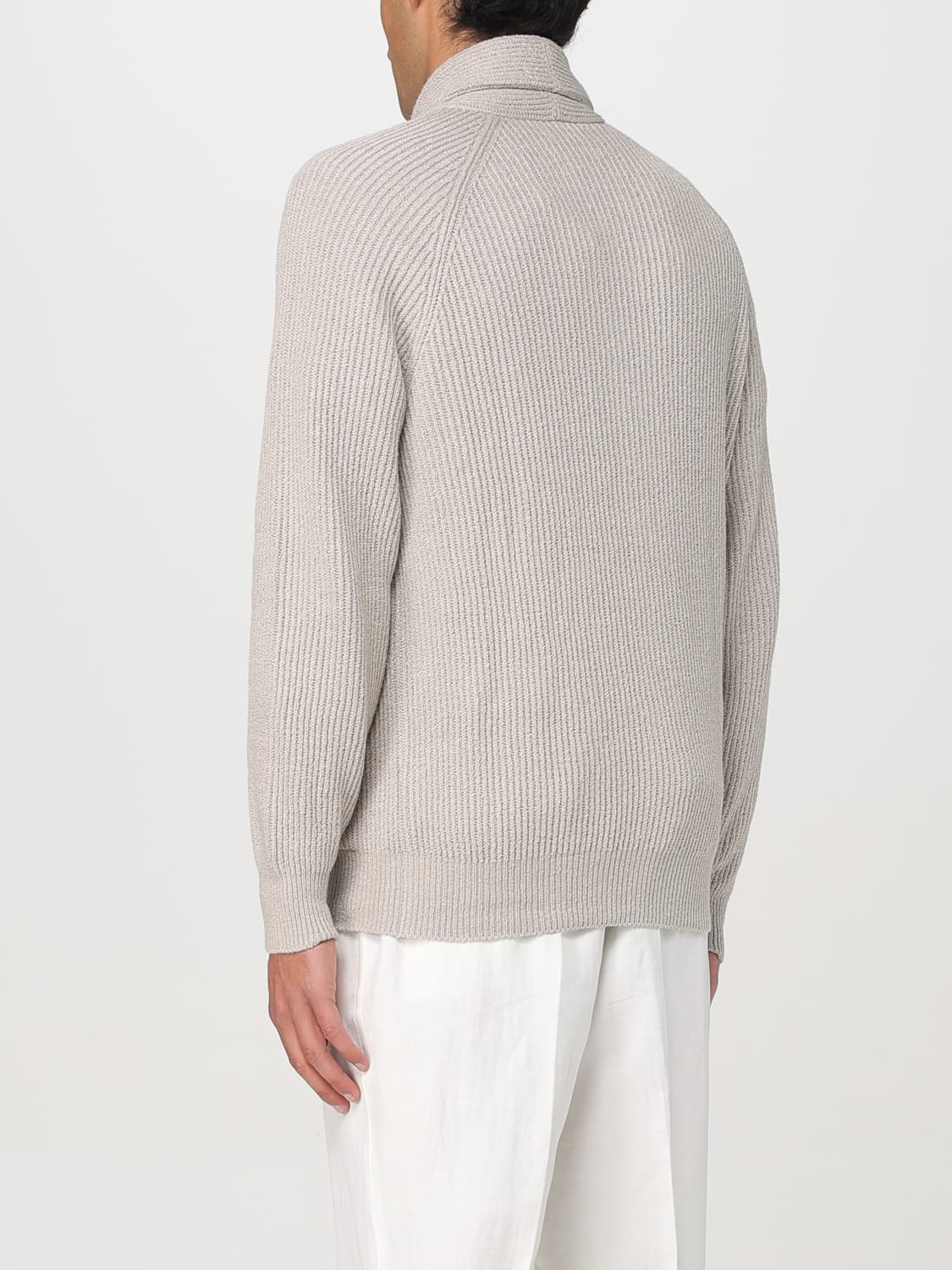 BRUNELLO CUCINELLI: Sweater men - Beige | Brunello Cucinelli