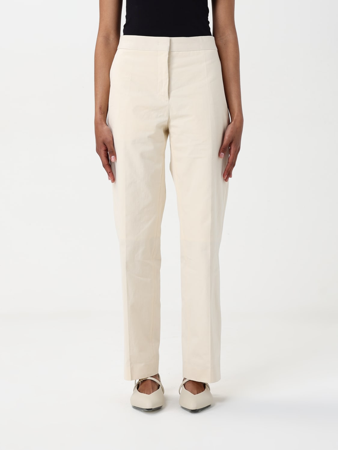 JIL SANDER PANTS: Pants woman Jil Sander, White - Img 1
