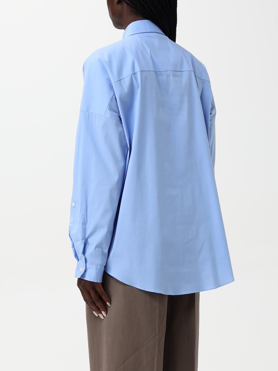 BRUNELLO CUCINELLI CAMISA: Camisa mujer Brunello Cucinelli, Azul Claro - Img 3