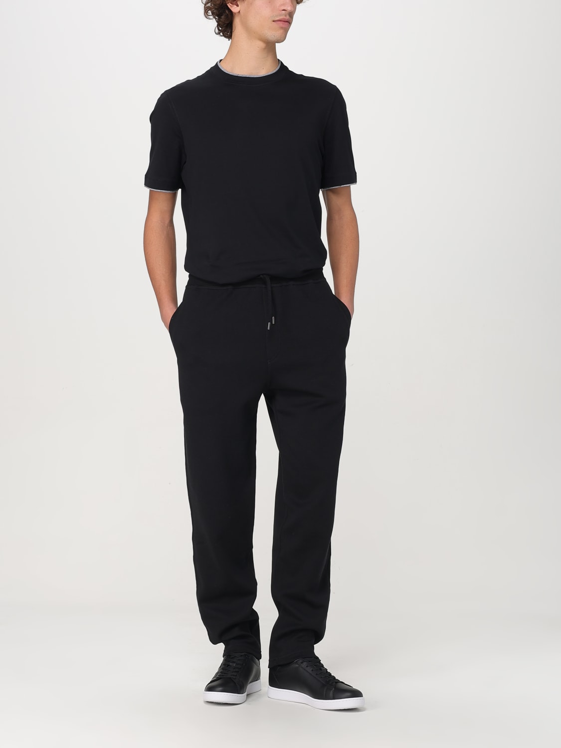BRUNELLO CUCINELLI HOSE: Hose herren Brunello Cucinelli, Schwarz - Img 2