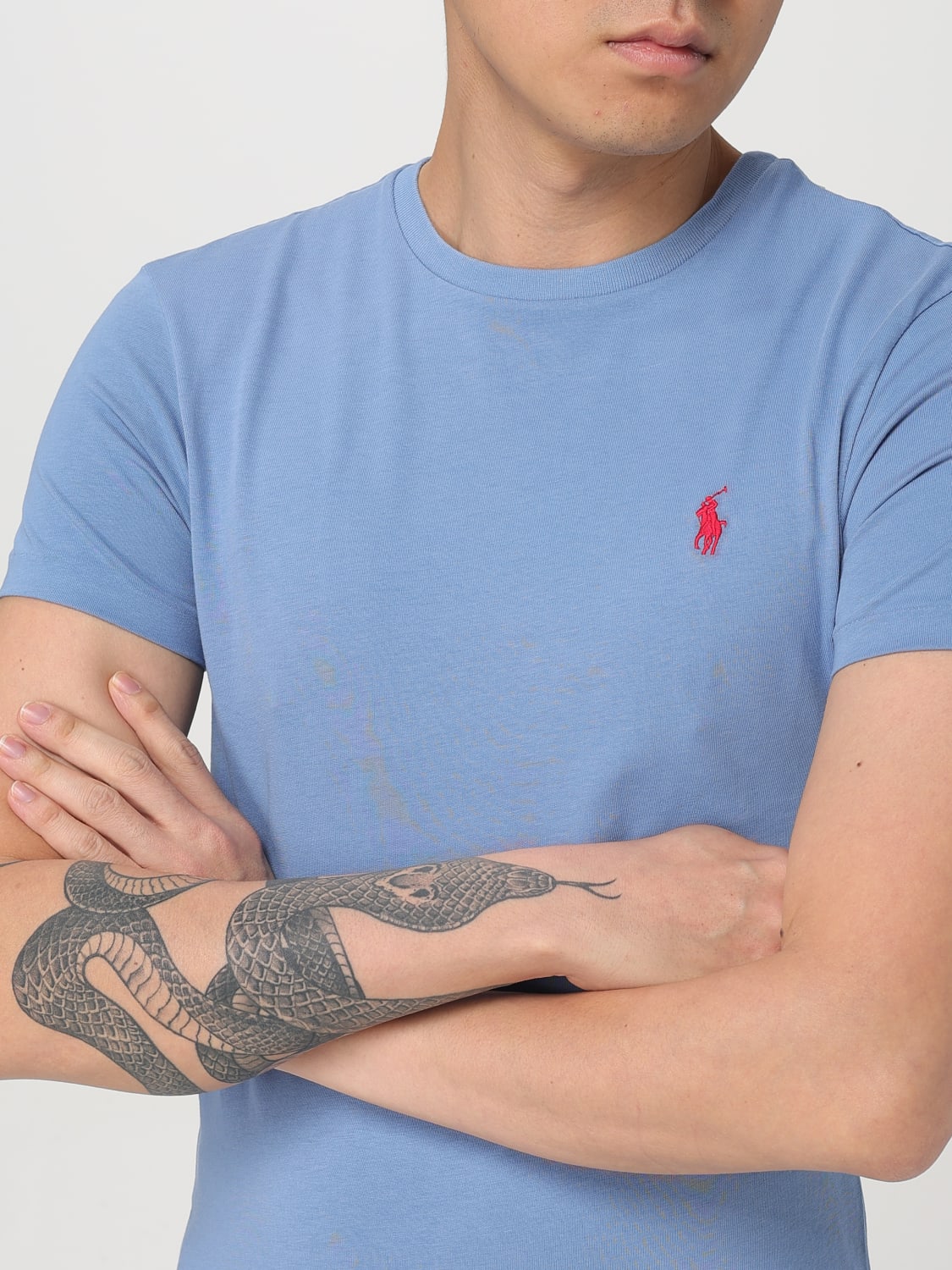 POLO RALPH LAUREN：Tシャツ メンズ - ブルー | GIGLIO.COM