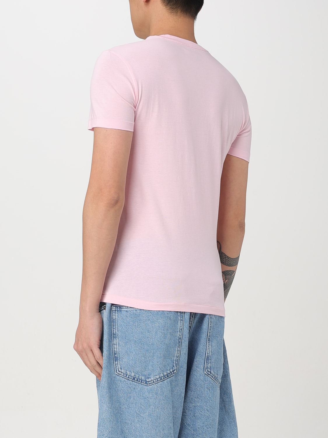 Tシャツ・カットソー POLO RALPH LAUREN Men T-shirt Pink 710671438 405 Polo Ralph Lauren, T-Shirt, pink
