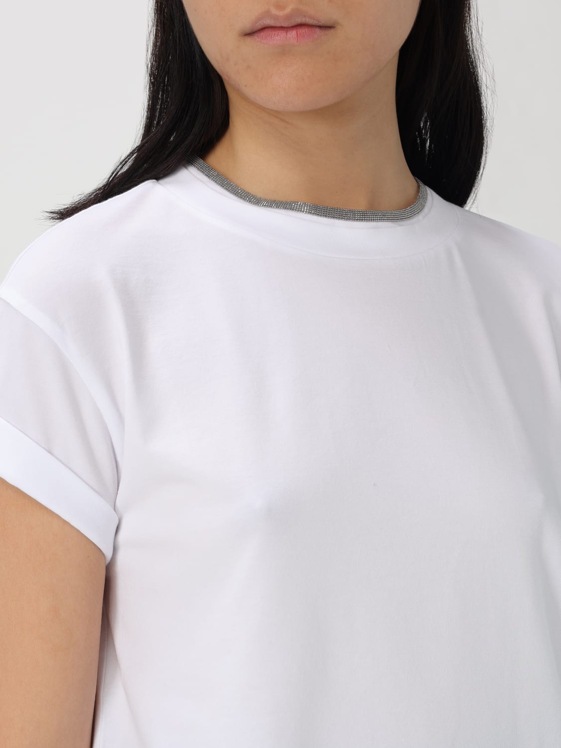 Tシャツ・カットソー BRUNELLO CUCINELLI Women Tunic Tops M0T18BD200 096 159 WHITE BRUNELLO CUCINELLI: T-shirt woman - White | Brunello