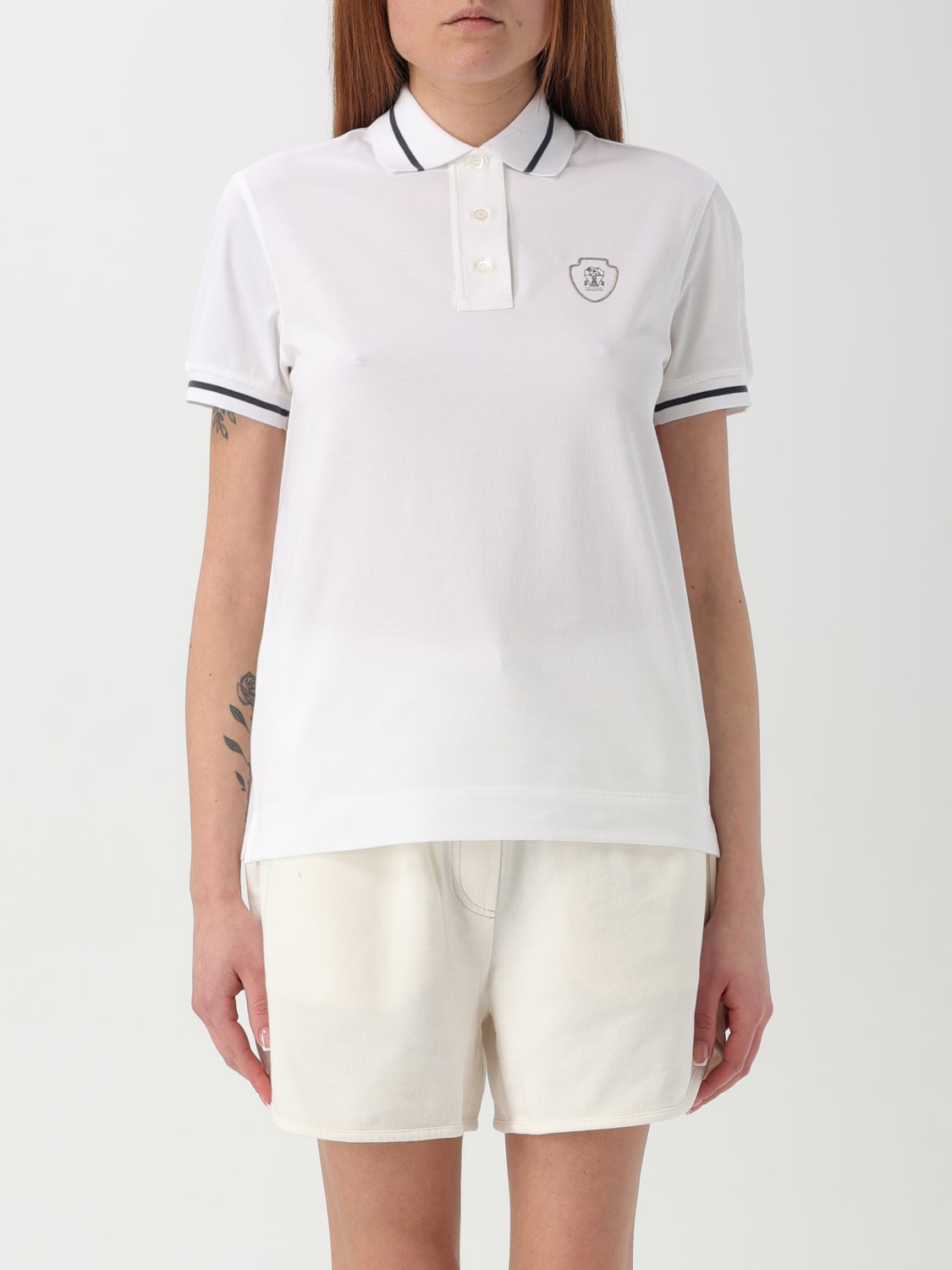 BRUNELLO CUCINELLI: T-shirt woman - White | Brunello
