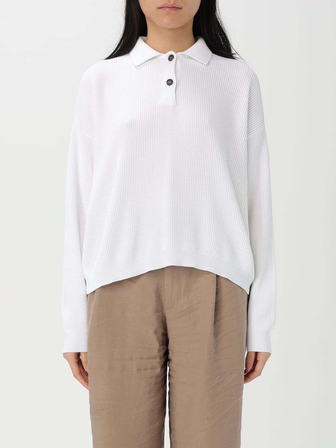 BRUNELLO CUCINELLI: T-shirt woman - White | Brunello