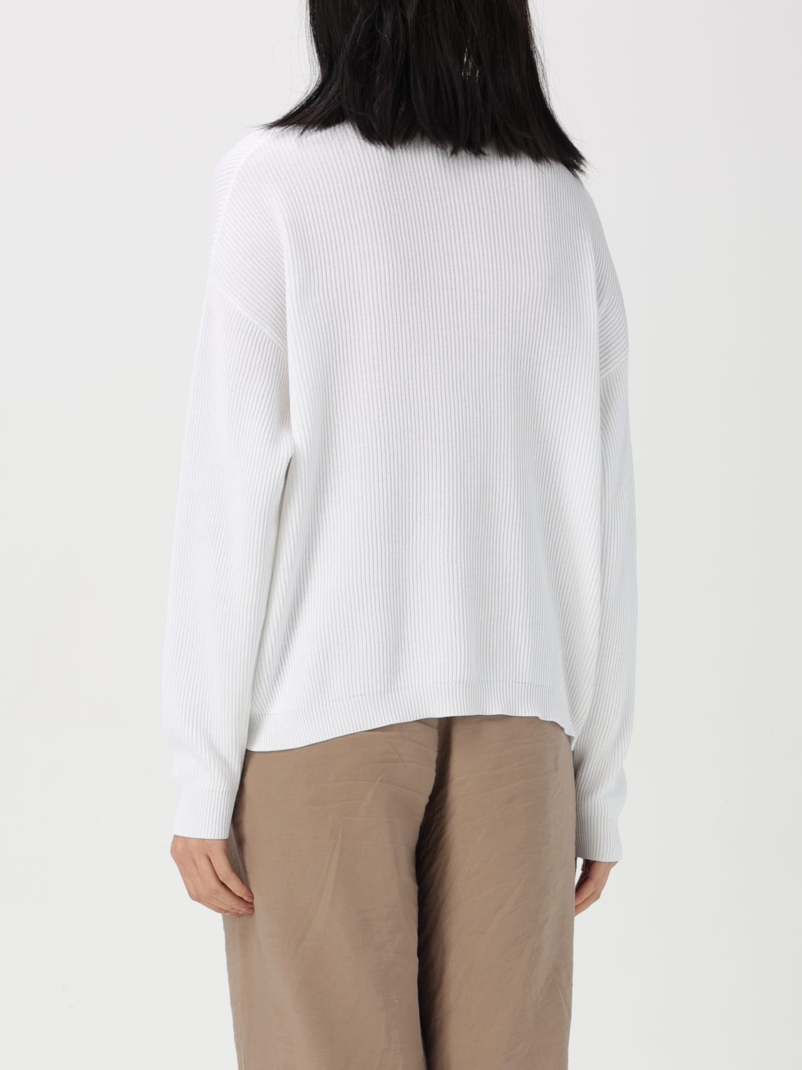 BRUNELLO CUCINELLI POLO: T-shirt damen Brunello Cucinelli, Weiß - Img 3