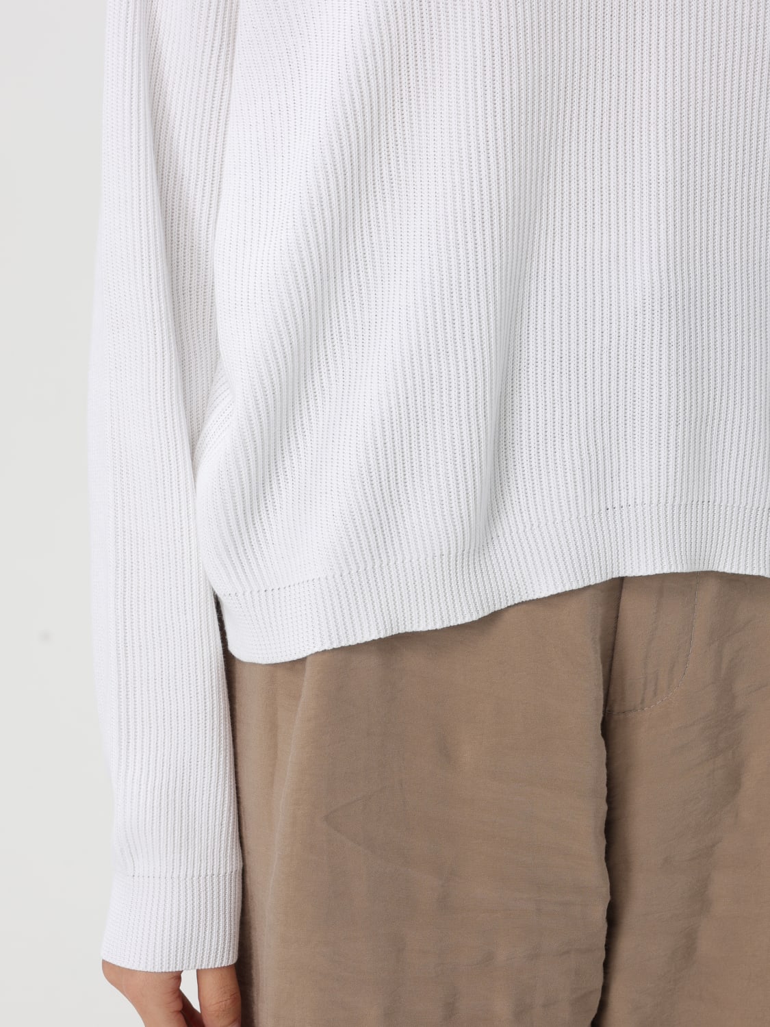 BRUNELLO CUCINELLI POLO: T-shirt damen Brunello Cucinelli, Weiß - Img 5