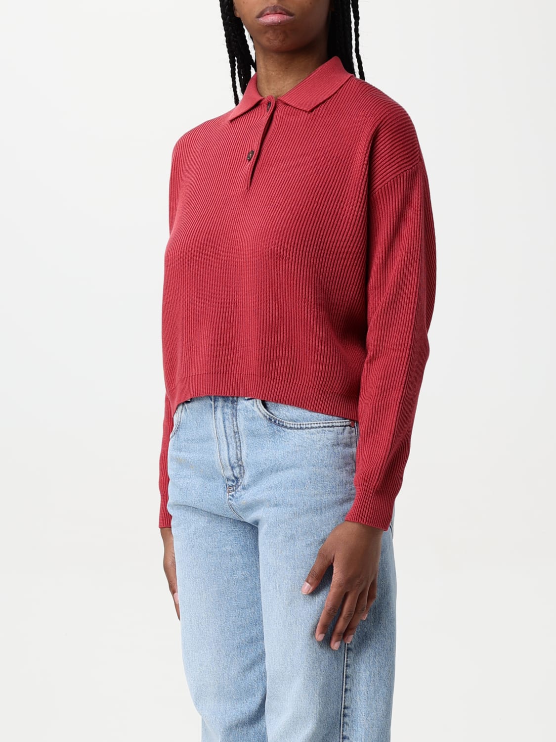 BRUNELLO CUCINELLI POLO: Camiseta mujer Brunello Cucinelli, Rojo - Img 4