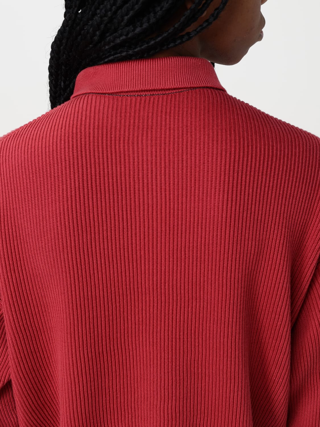 BRUNELLO CUCINELLI POLO: Camiseta mujer Brunello Cucinelli, Rojo - Img 5
