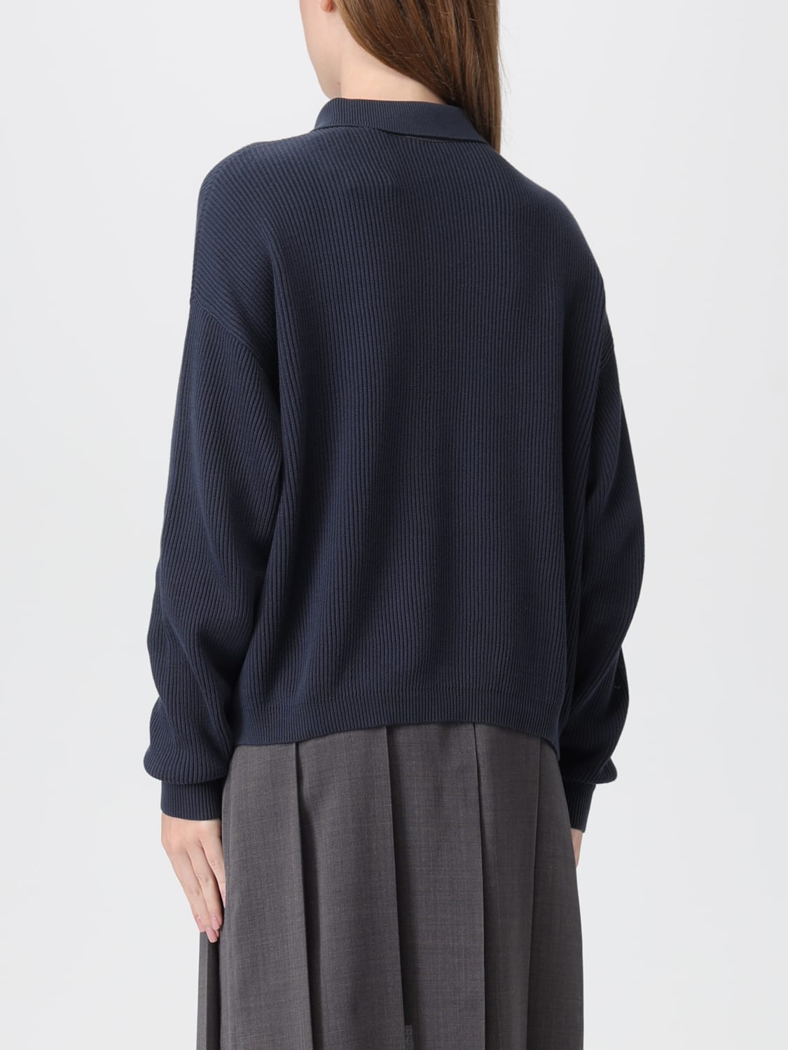 BRUNELLO CUCINELLI POLO: T-shirt damen Brunello Cucinelli, Navy - Img 3