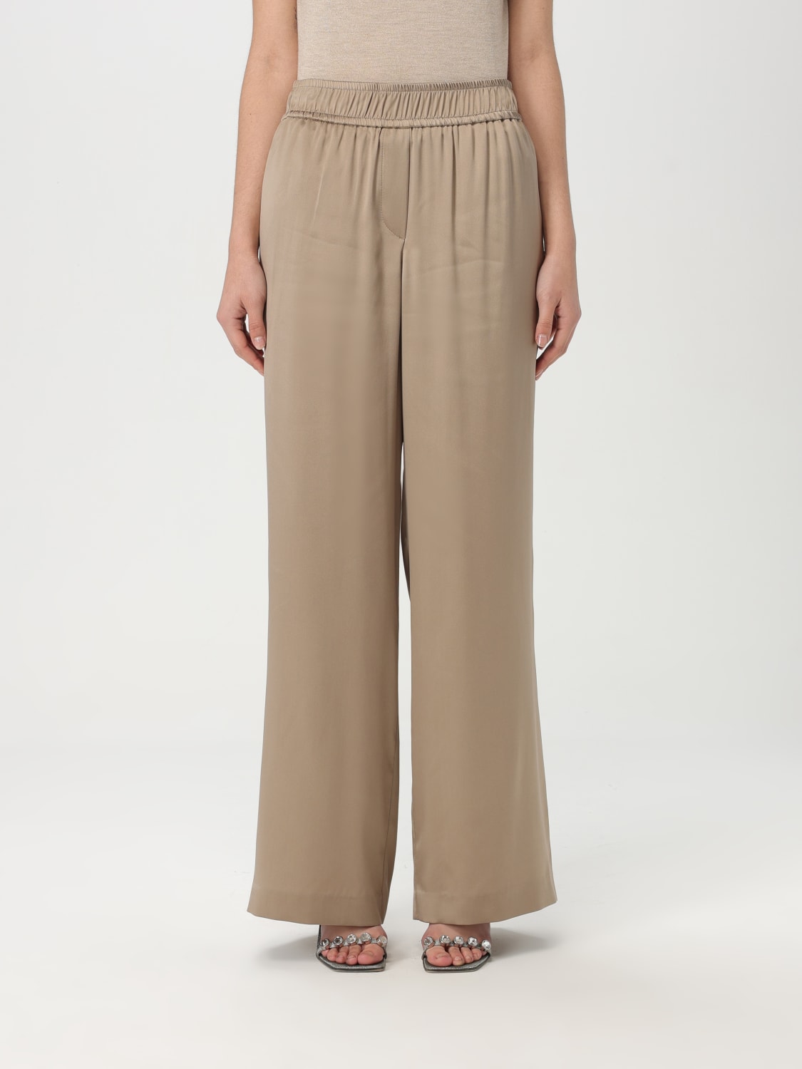 パンツ BRUNELLO CUCINELLI Woman Pants Kaki M0C59P8942 BRUNELLO CUCINELLI: Pants woman - Kaki | Brunello Cucinelli