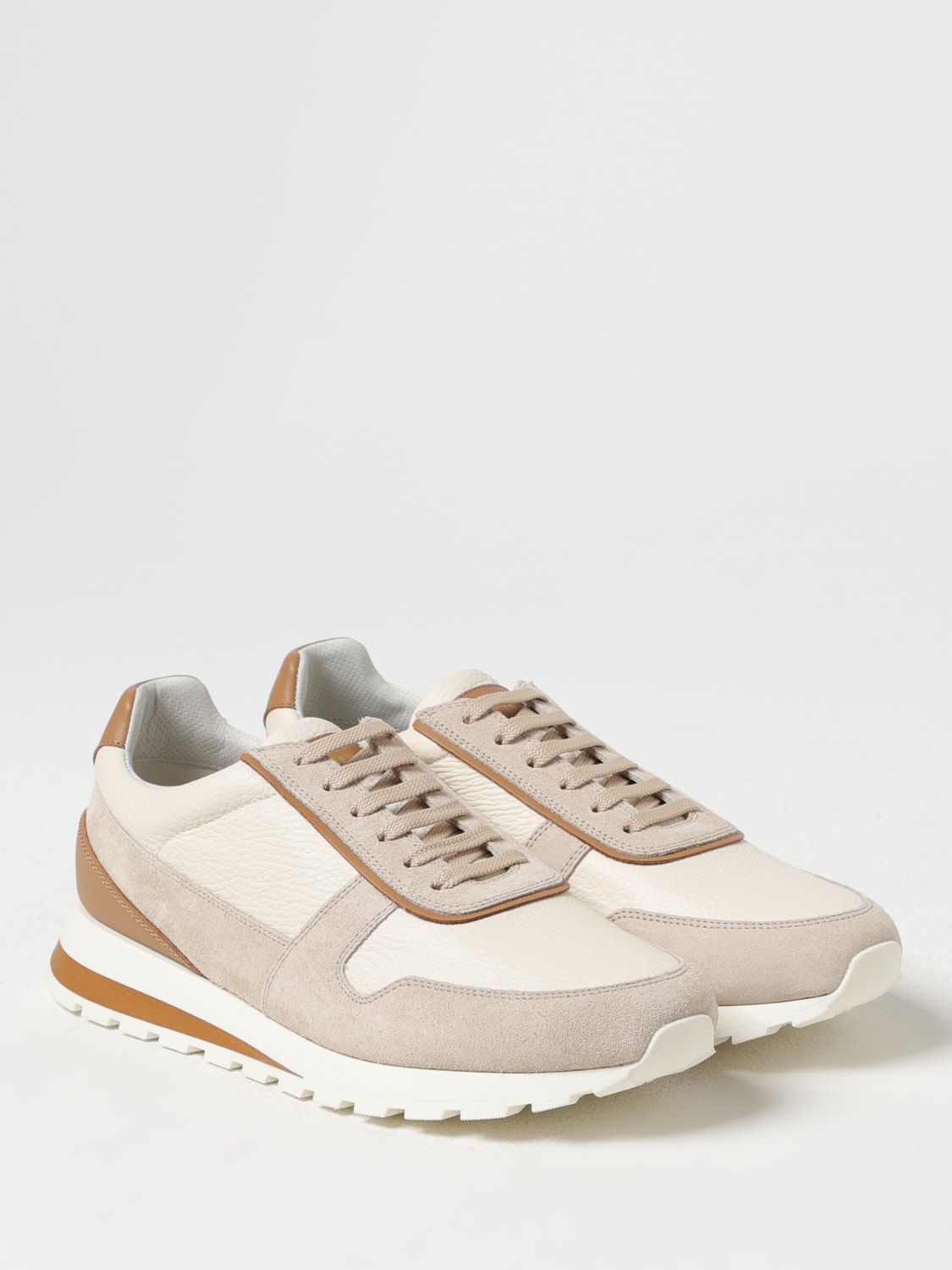 BRUNELLO CUCINELLI: Sneakers men - Beige | Brunello