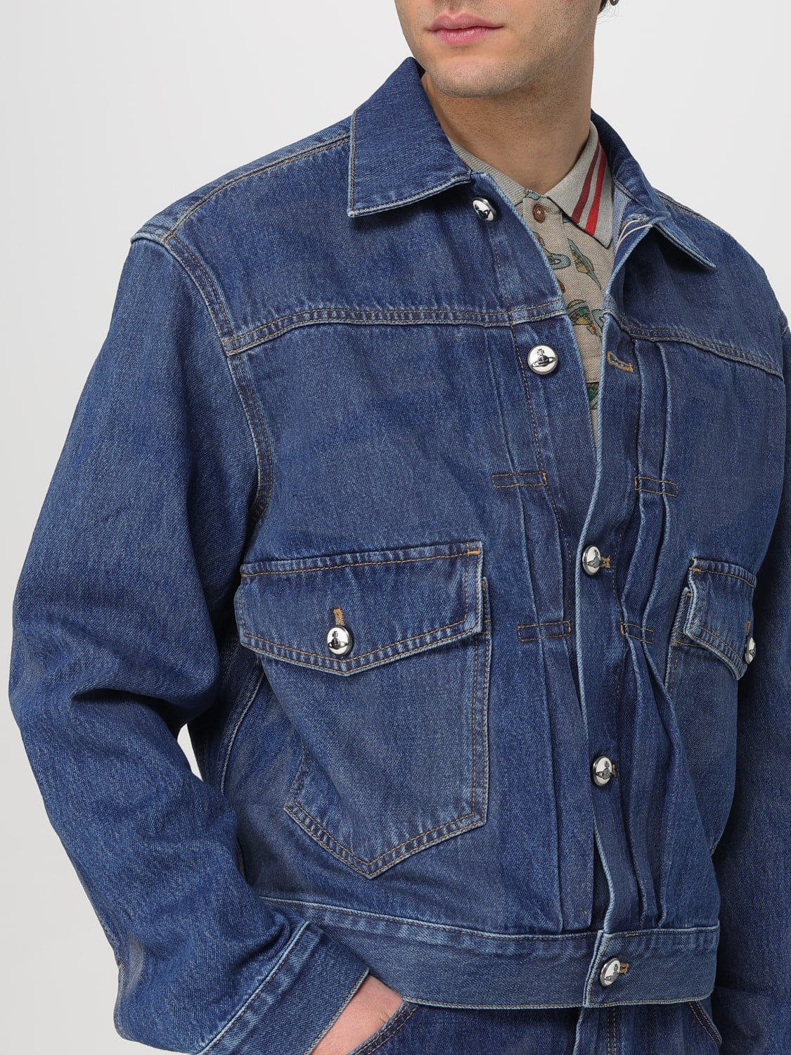 poloVivienne Westwood MAN カシミヤ 46 Vivienne Westwood Outlet: Sweater men - Grey | Vivienne