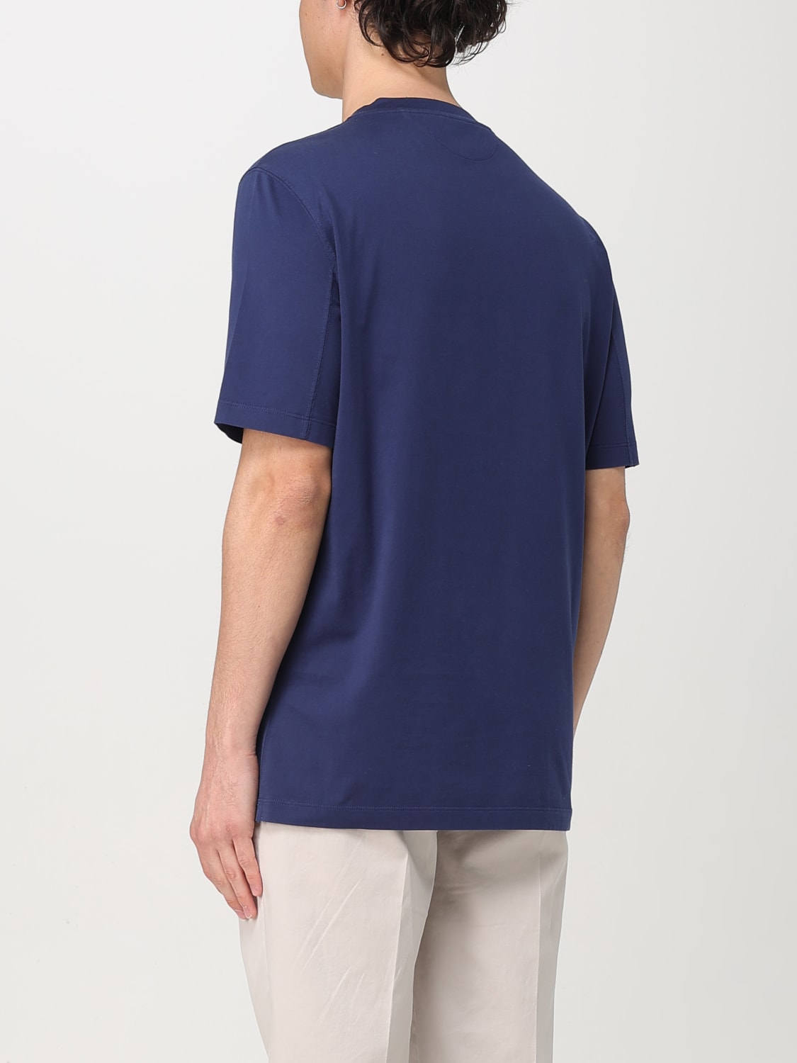 Tシャツ・カットソー BRUNELLO CUCINELLI Men T-shirt Gnawed Blue M0B138458 C2443 BRUNELLO CUCINELLI: T-shirt men - Gnawed Blue | Brunello
