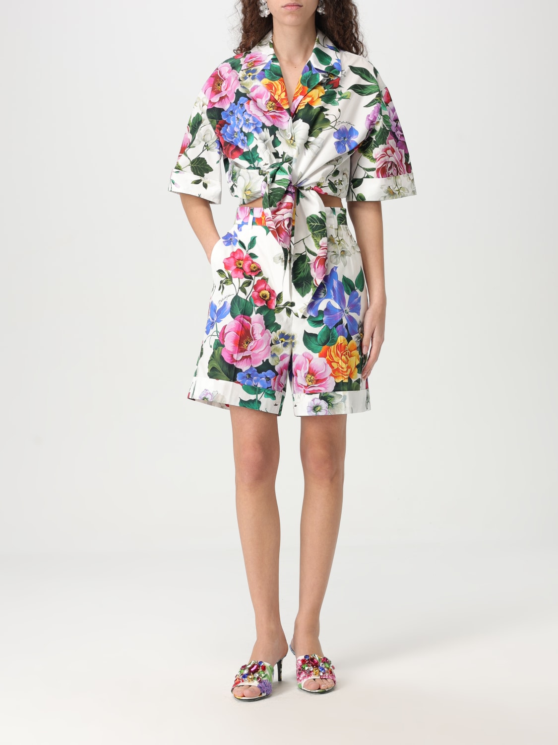 DOLCE & GABBANA PANTALONES CORTOS: Pantalón mujer Dolce & Gabbana, Fantasía - Img 2