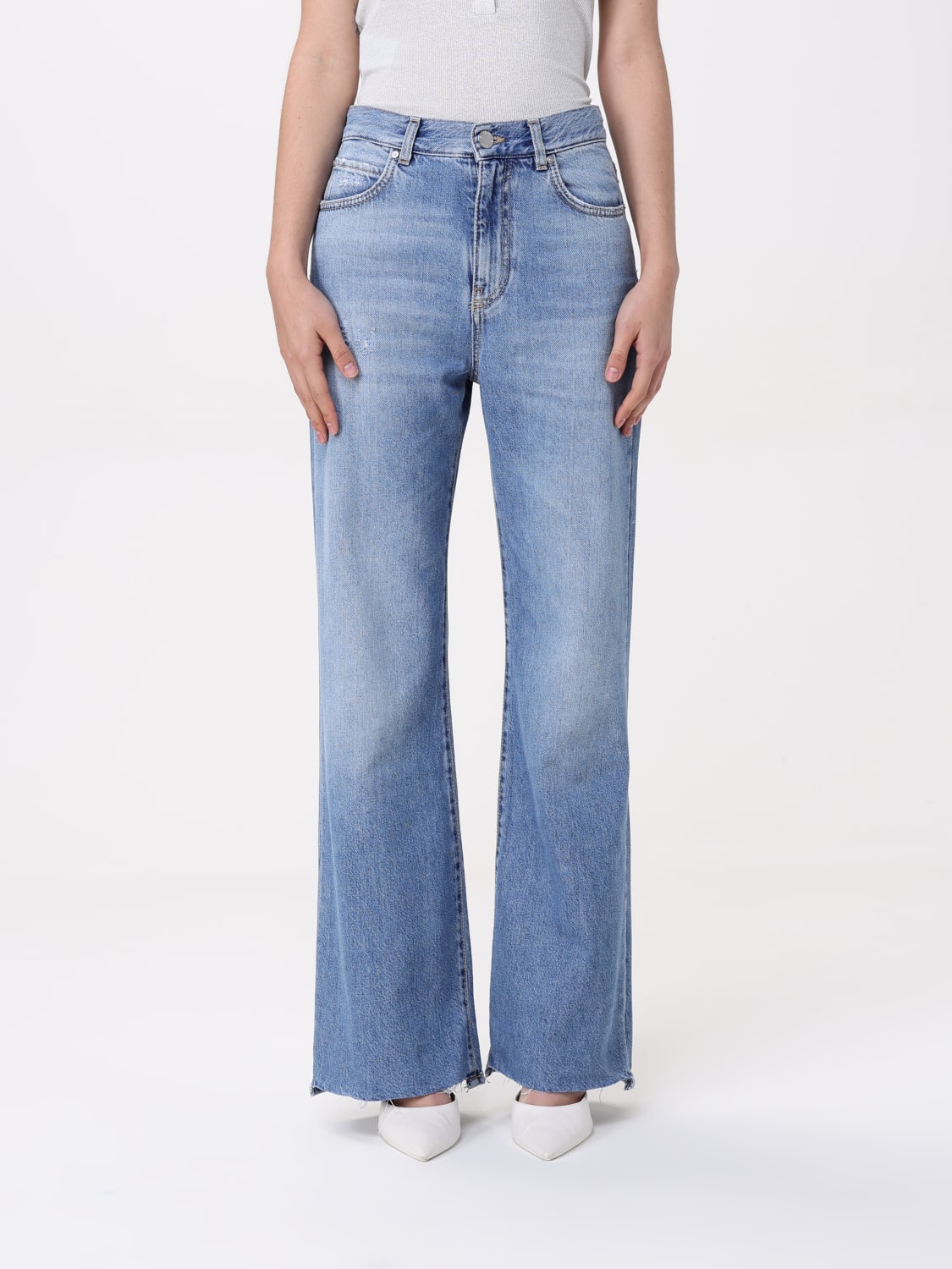 デニム・ジーパン PINKO Women Denim Pants 101733A1RA Z14 White PINKO | White Women's Denim Pants | YOOX