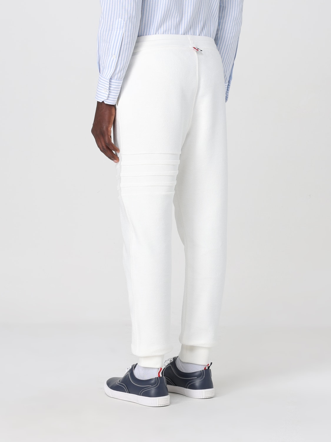 THOM BROWNE PANTS: Pants men Thom Browne, White - Img 3