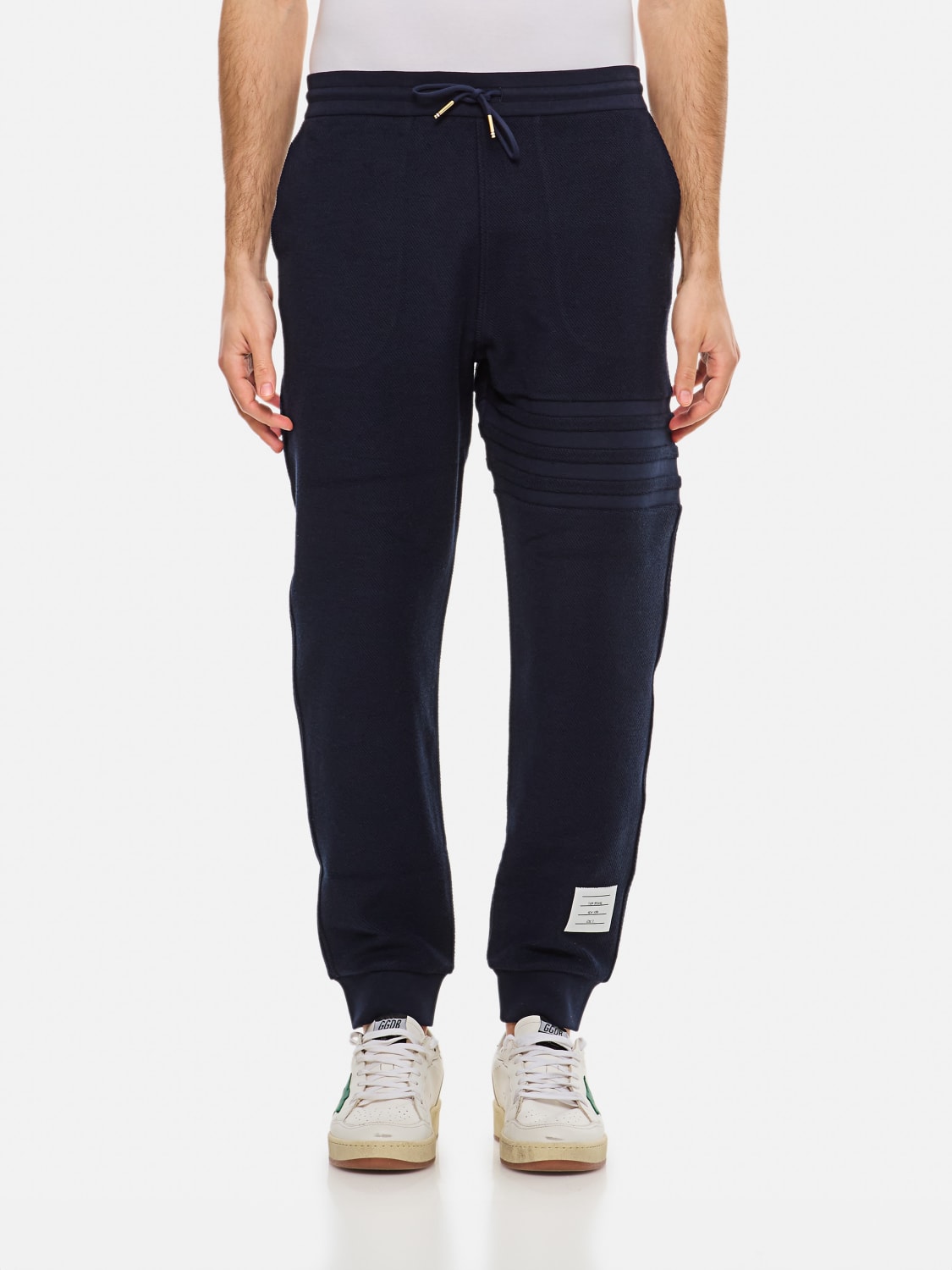 THOM BROWNE PANTS: Pants men Thom Browne, Blue - Img 1